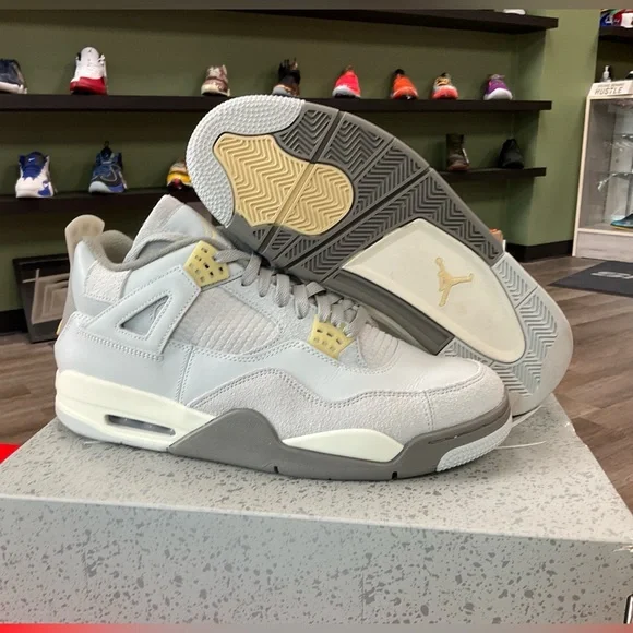 AIR JORDAN 4 RETRO DRAFTED SZ 12 USED Air Jordan 4 Pure Money Sz 12 – The Gallery Online main image 4